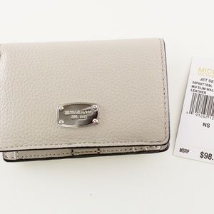 Michael Kors Cement Jet Set Wallet NEW